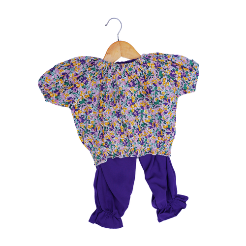 Stylish Kids' Organic Cotton Floral Outfit