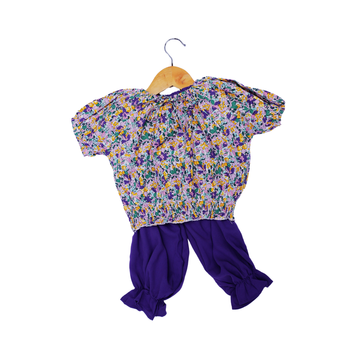 Stylish Kids' Organic Cotton Floral Outfit