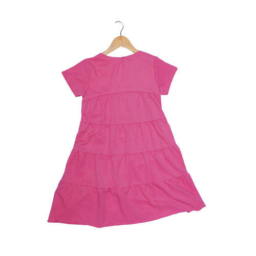 Stylish Kids' Organic Cotton Dress in Pink