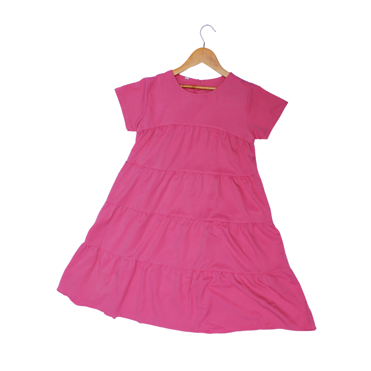 Stylish Kids' Organic Cotton Dress in Pink