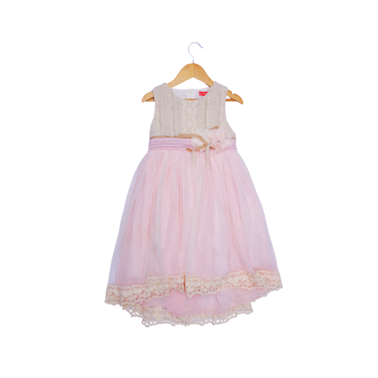 Stylish Kids' Dress - Organic Cotton & Tulle, Perfect for Any Occasion