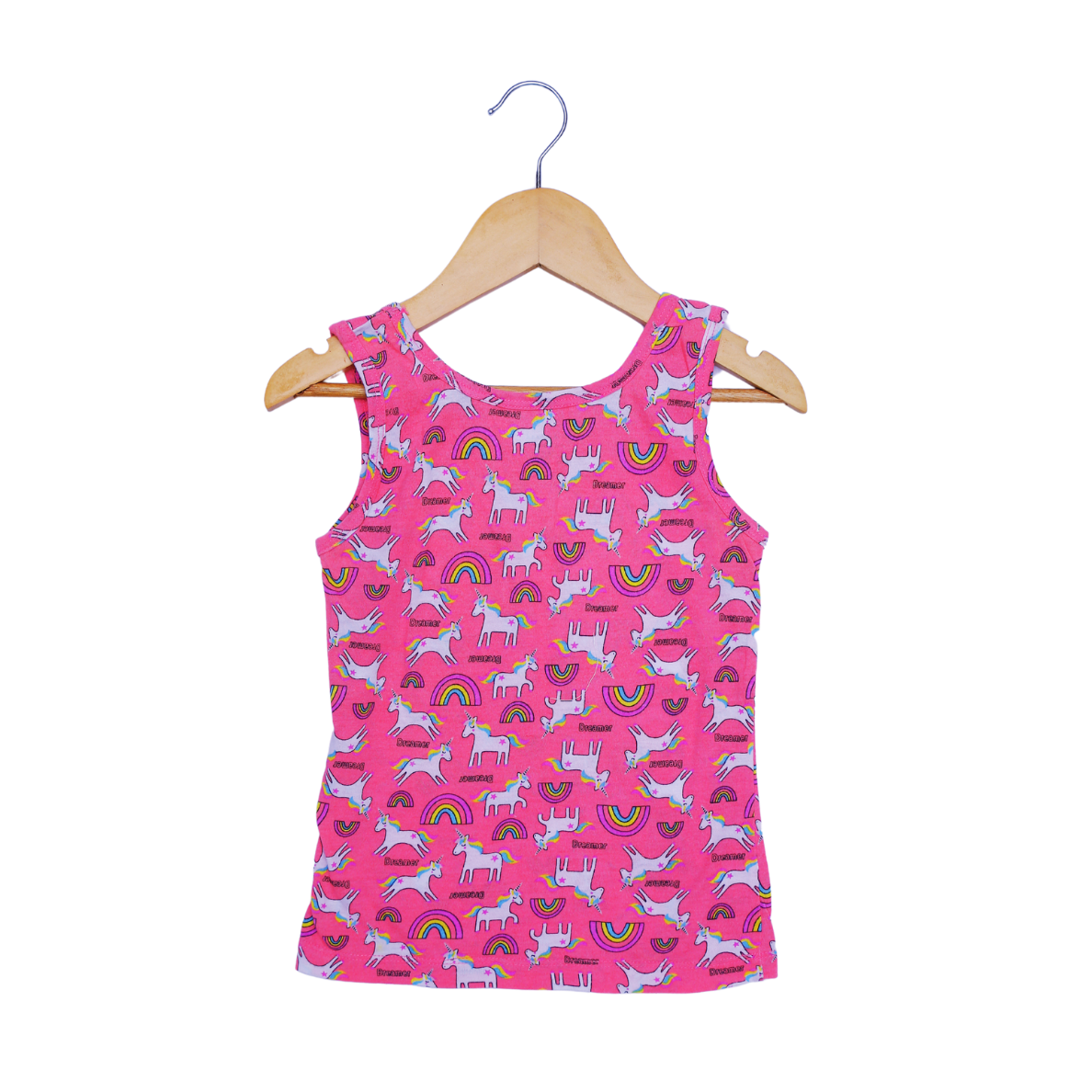 Unicorn & Rainbow Sleeveless Tank Top for Kids
