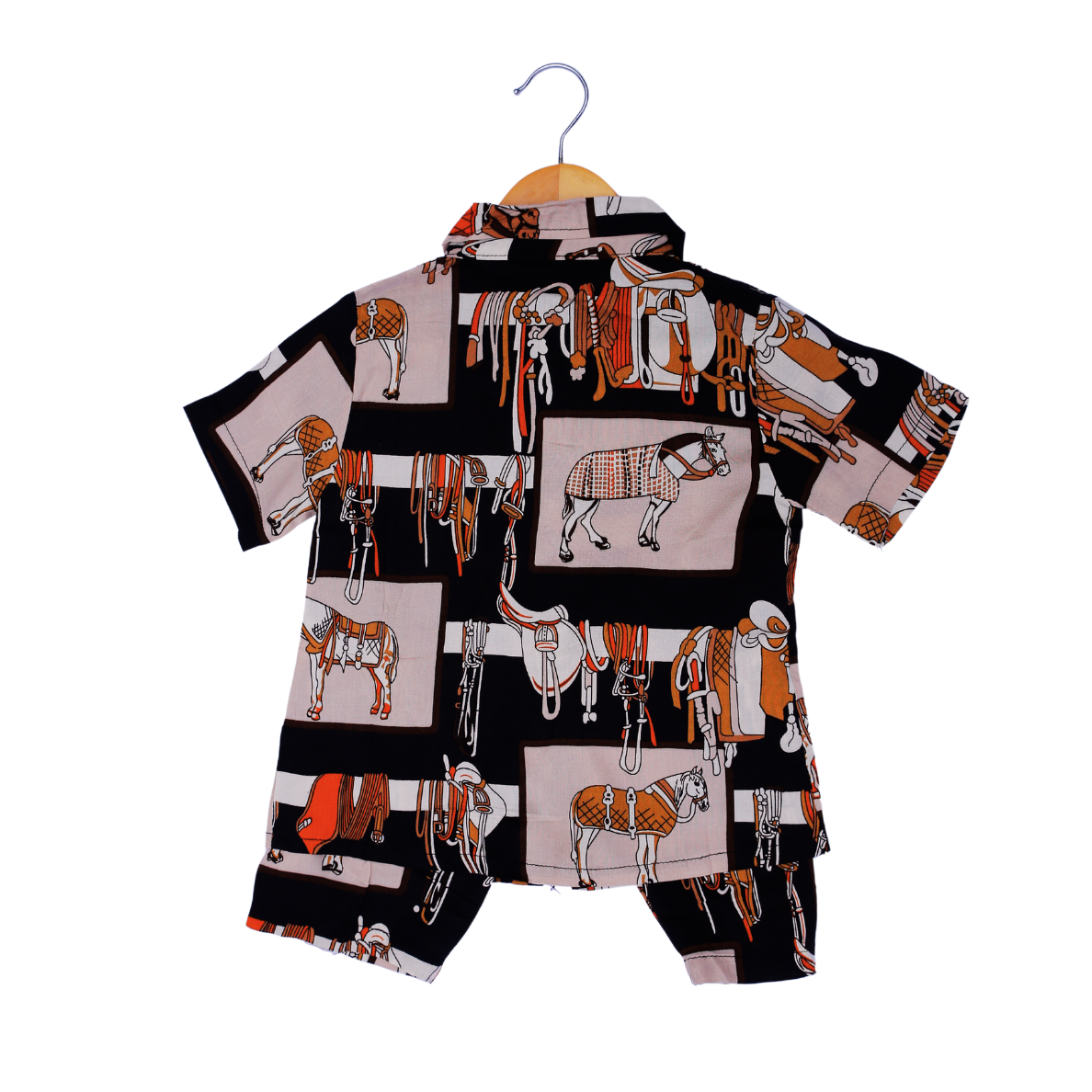 Stylish Kids' Animal Print Shirt & Pants Set